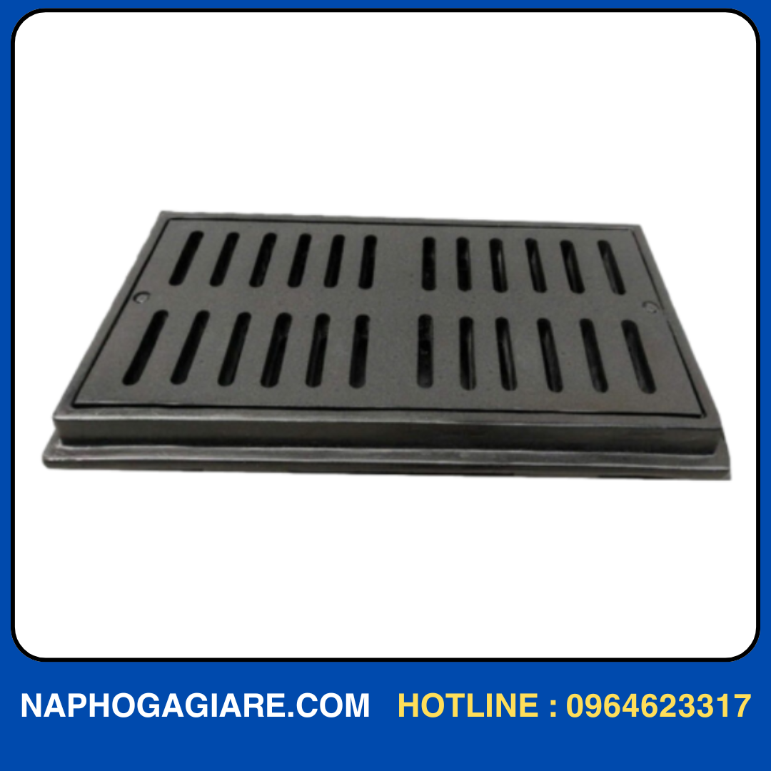 Song chắn rác bằng Composite có khung